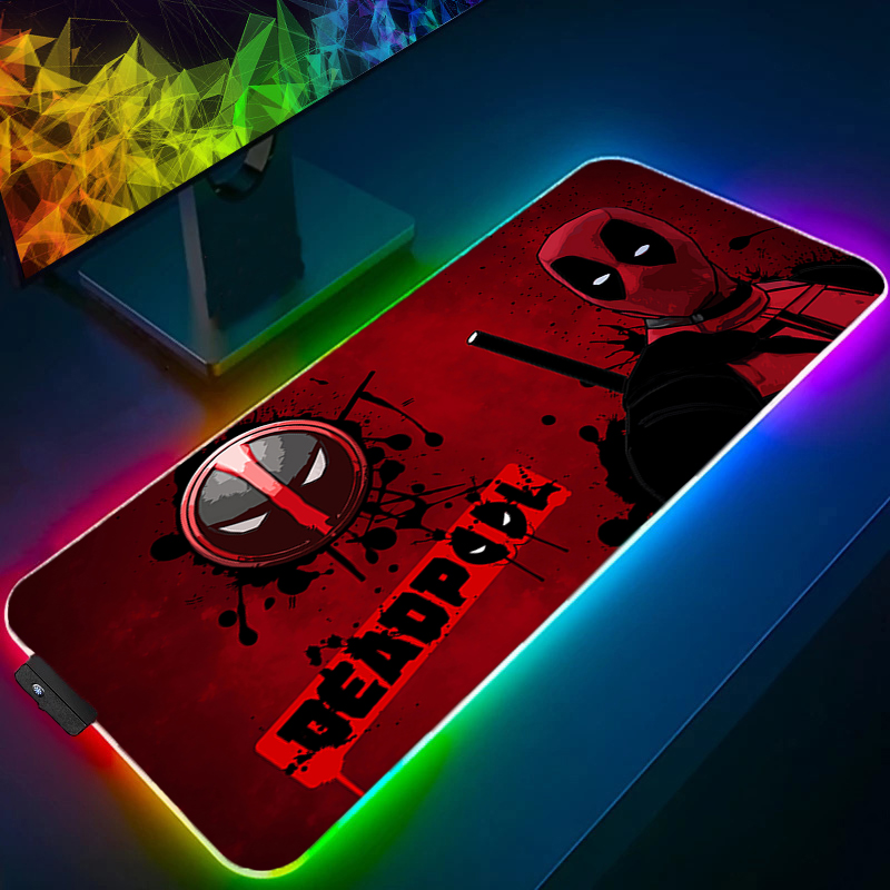 Gaming Accessories Gamer - LED tapis de souris jeu rétro-éclairage