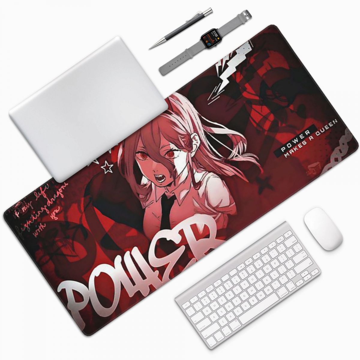 Gaming Accessories Men - Grand tapis de souris Anime Chainsaw