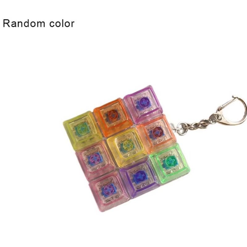 Keyboard Switch Tester - 10 Styles Porte-clés LED Clavier Fidget