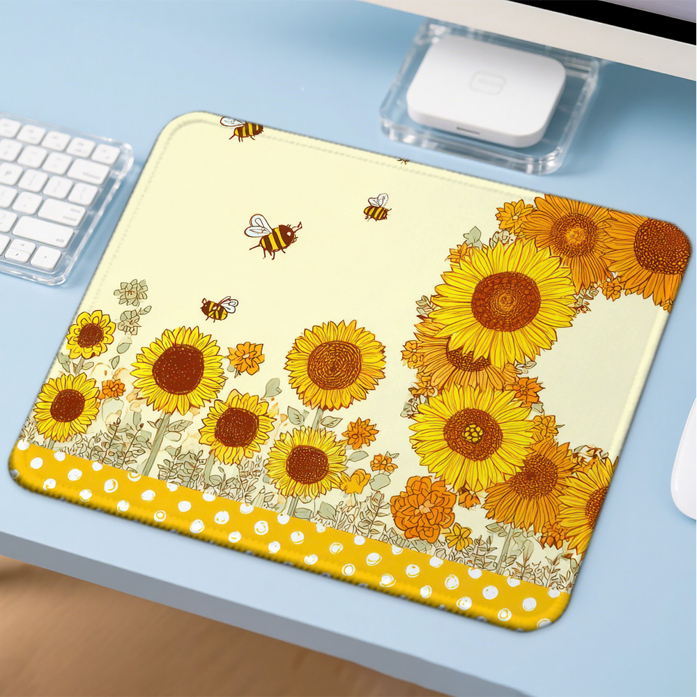 Gaming Accessories Companies - Tapis d'ordinateur Mosepad Sun Flower, accessoires