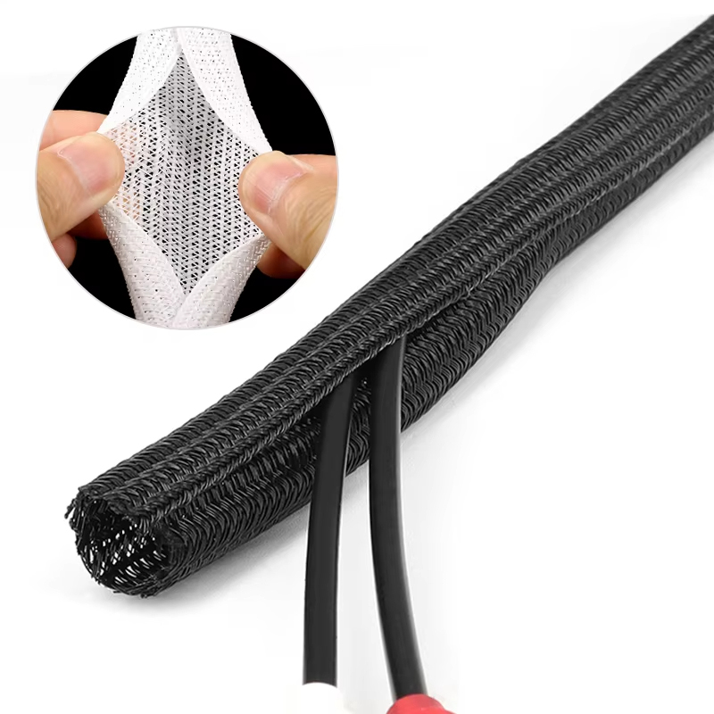 Sleeved Cable Kit - Manchon de câble tressé isolé, enveloppe