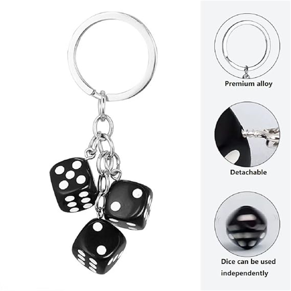 Porte-clés en dés 3D pour homm - Gaming Accessories Men avis et prix