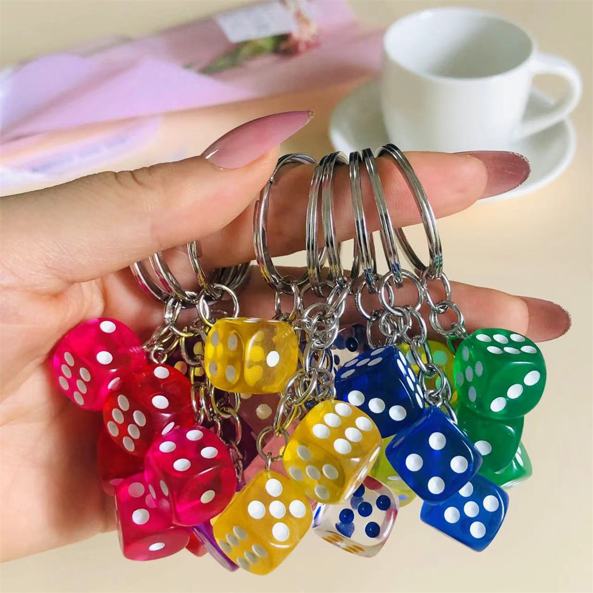 Porte-clés en dés 3D pour homm - Gaming Accessories Men avis et prix