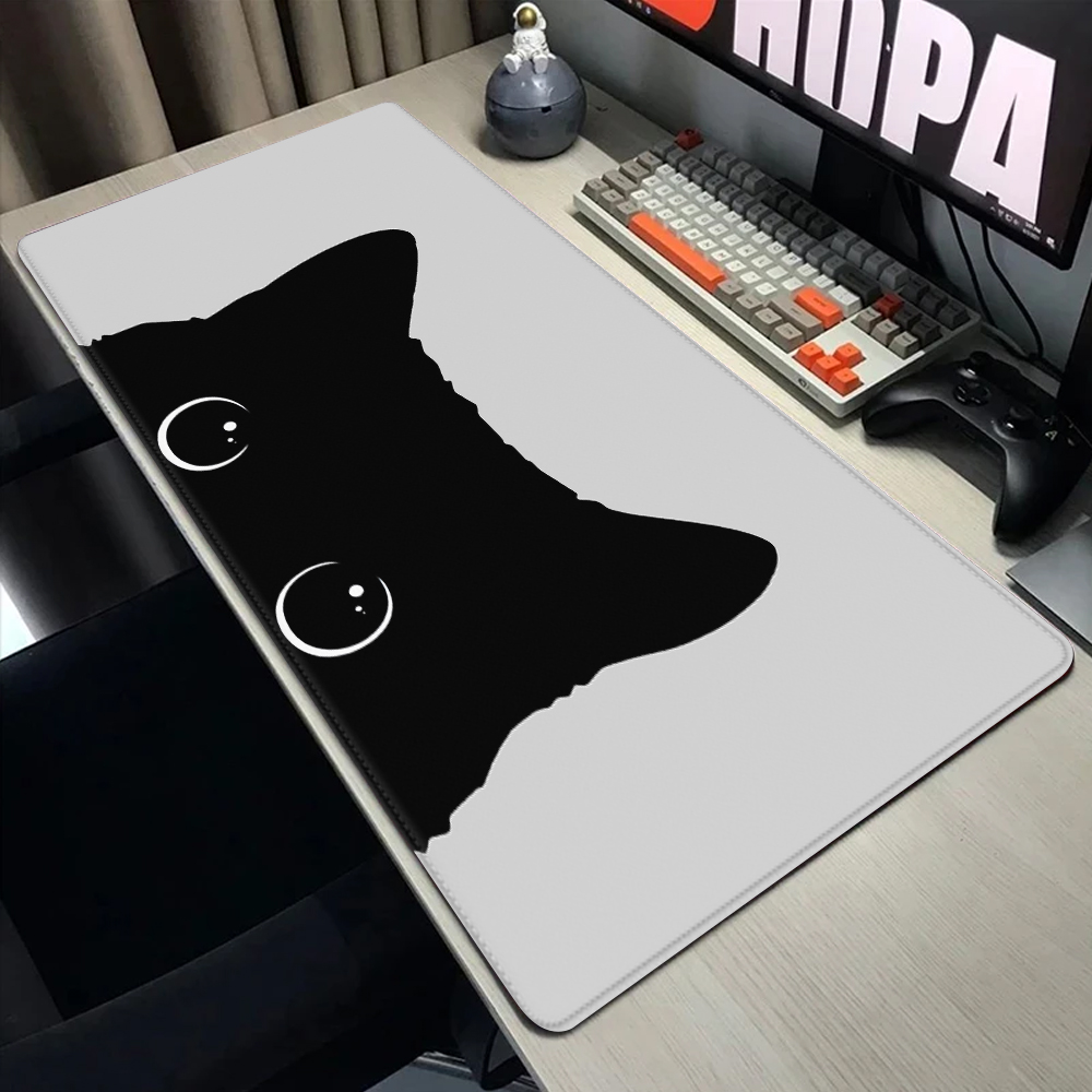 Tapis de souris chat noir drôl - Gaming Accessories Companies avis et prix