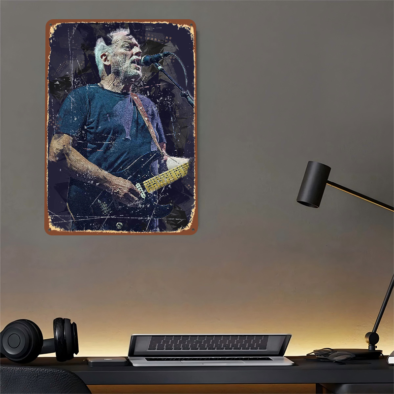 Affiche métallique David Gilmo - Gaming Accessories Men avis et prix