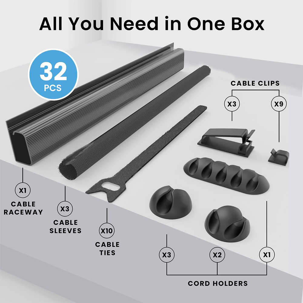 Kit de gestion sous les câbles - Sleeved Cable Kit avis et prix