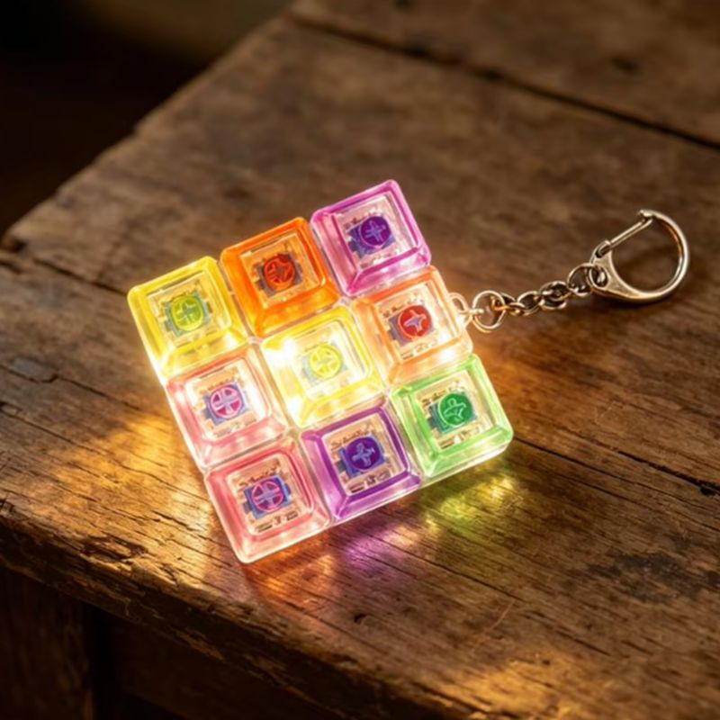 10 Styles Porte-clés LED Clavi - Keyboard Switch Tester avis et prix
