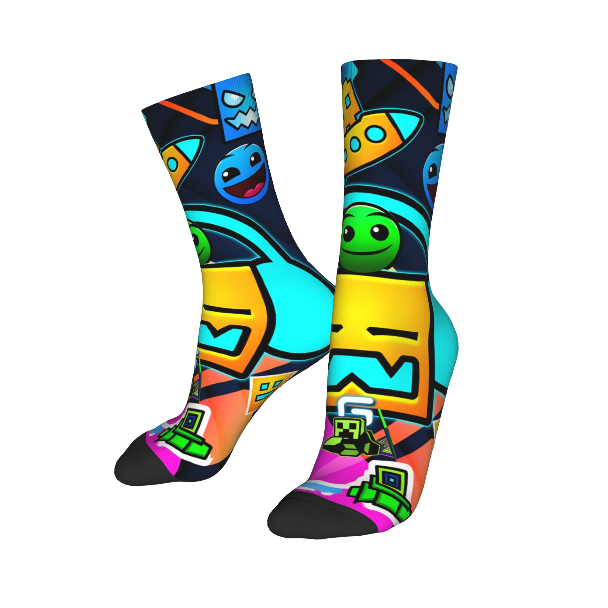 Chaussettes de jeu à géométrie - Gaming Accessories Men avis et prix